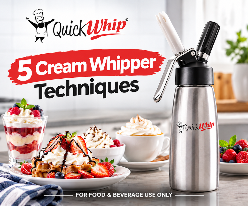 5 cream whipper techniques every home cook should know using a SupremeWhip cream dispenser