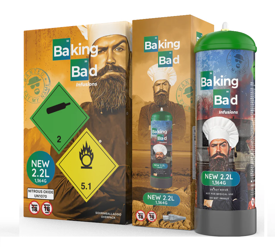 Baking Bad 2.2L N2O Cannister 