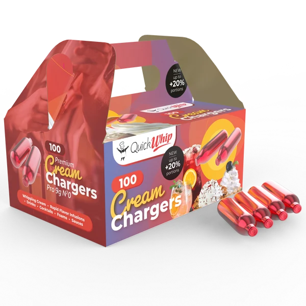 QuickWhip cream chargers Australia 100 pack
