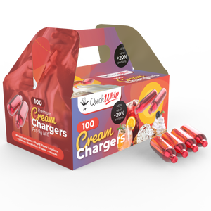 *NEW 2024* QuickWhip PRO 9g! Cream Chargers  - 100pks