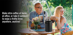 The Village Brew Nitro Coffee 2L dimple balck mini keg