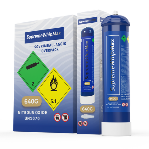 SupremewhipMAX 640g N2O Cannister