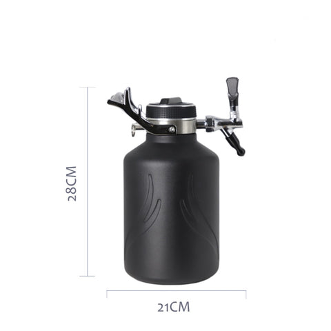 The Village Brew Nitro 64oz Vacuum Growler Coffee Maker