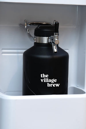 The Village Brew Nitro 64oz Vacuum Growler Coffee Maker