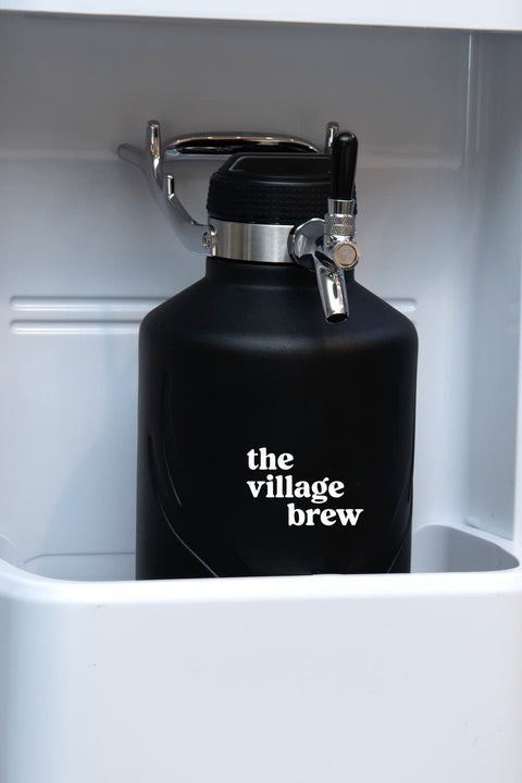 The Village Brew Nitro 64oz Vacuum Growler Coffee Maker