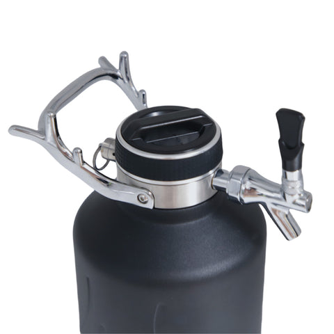 The Village Brew Nitro 64oz Vacuum Growler Coffee Maker