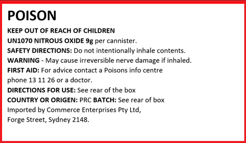 *NEW 2024* InfusionMAX Elite Purple 9g! Cream Chargers  - 100pks