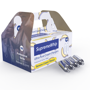 NEW 2022 SupremeWhip Banana Flavour Cream Chargers 8.2g - 100pks