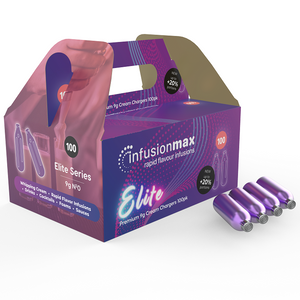 *NEW 2024* InfusionMAX Elite Purple 9g! Cream Chargers  - 100pks