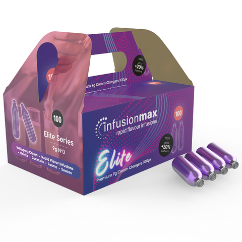 *NEW 2024* InfusionMAX Elite Purple 9g! Cream Chargers  - 100pks