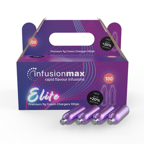 Wholesale InfusionMAX Elite Purple 9g! Cream Chargers  - 100pks