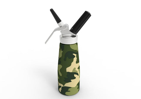 Starter Packs - FreshWhip Cream Chargers + 0.5L Green Camo Print Dispenser