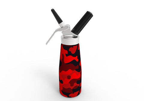 Starter Packs - SupremeWhip Cream Chargers + 0.5L Red Camo Print Dispenser