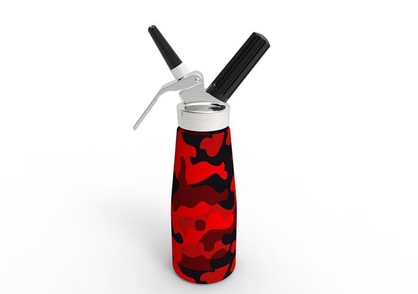 Starter Packs - SupremeWhip Cream Chargers + 0.5L Red Camo Print Dispenser