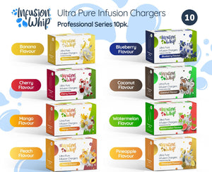 Mixed flavours Infusionwhip / FreshWhip  infusion Chargers 8.2g - 10pks