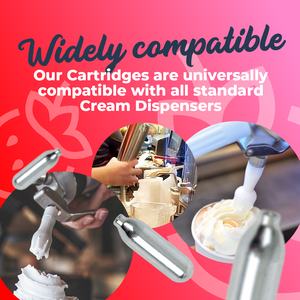 FreshWhip Strawberry Infusion Chargers 8.2g - 50pks