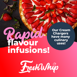 FreshWhip Strawberry Infusion Chargers 8.2g - 50pks