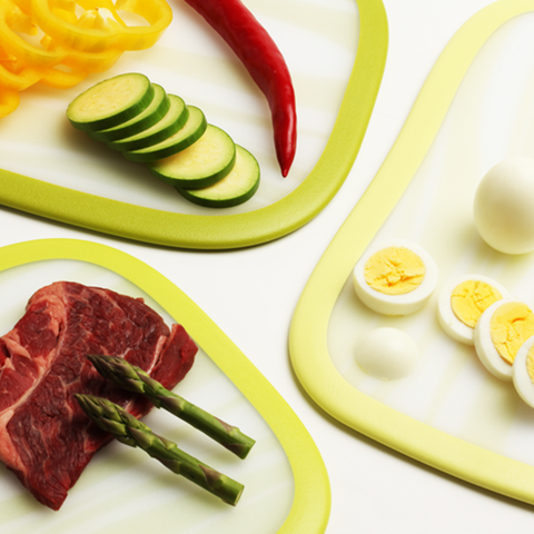 Doble cutting board set & Stand