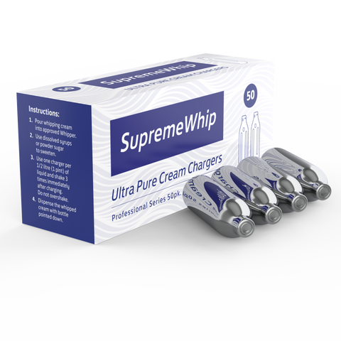 SupremeWhip Cream Chargers 8g - 100pks