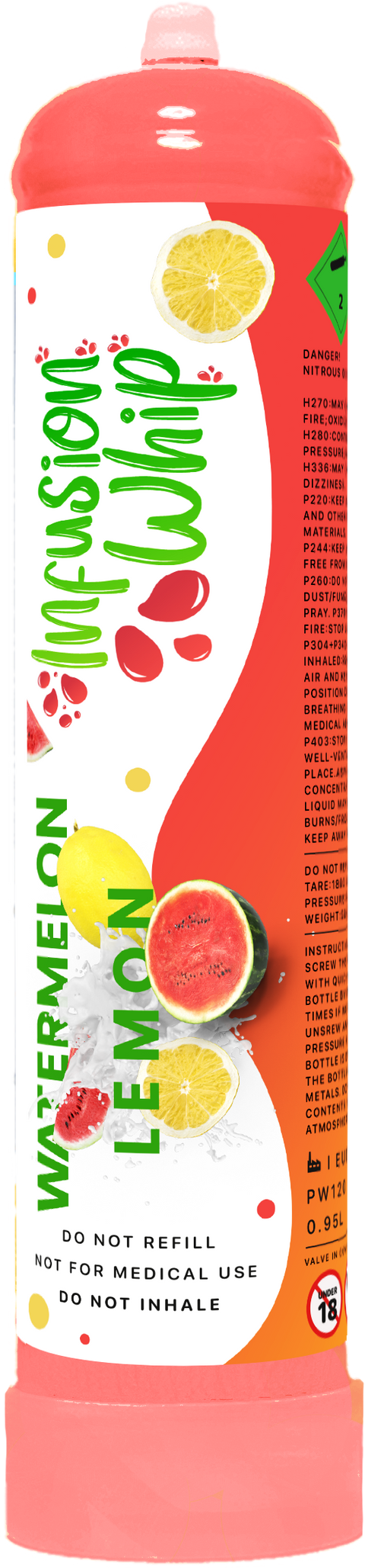 Wholesale Infusionwhip 580g Watermelon Lemon Flavoured N2O Cannister