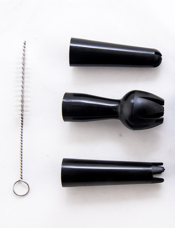 Accessories Pack - Plastic Nozzels x 3 + Cleaning brush + Bulb holder
