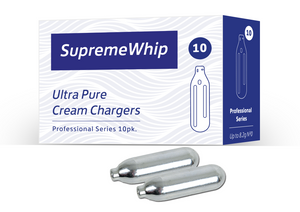Starter Packs - SupremeWhip Cream Chargers + 1L Full Stainless Dispenser SILVER